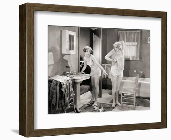 Silent Still: Bathroom-null-Framed Giclee Print