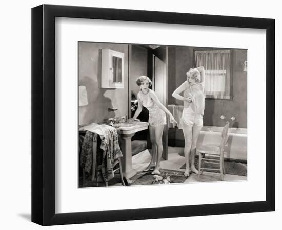 Silent Still: Bathroom-null-Framed Giclee Print