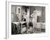 Silent Still: Bathroom-null-Framed Giclee Print