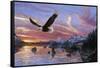 Silent Wings of Freedom-Jeff Tift-Framed Stretched Canvas