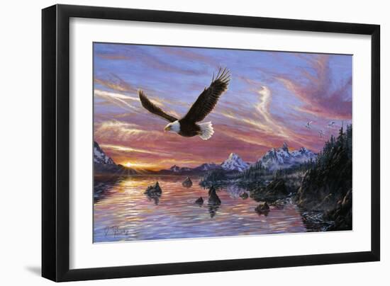 Silent Wings of Freedom-Jeff Tift-Framed Giclee Print