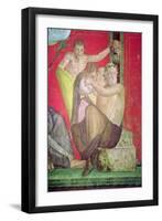 Silenus and the Young Satyr, East Wall, Oecus 5, 60-50 BC-null-Framed Giclee Print