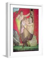 Silenus and the Young Satyr, East Wall, Oecus 5, 60-50 BC-null-Framed Giclee Print