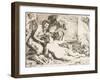 Silenus at the Wine Vat, 1628-Jusepe de Ribera-Framed Giclee Print