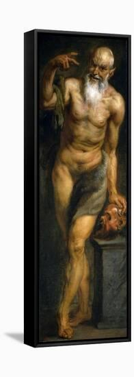 Silenus or a Faun, 1636-1637-Peter Paul Rubens-Framed Stretched Canvas