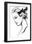 Silhouette 2-Design Fabrikken-Framed Art Print