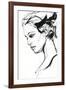 Silhouette 2-Design Fabrikken-Framed Art Print