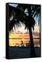 Silhouette at Sunset - Florida-Philippe Hugonnard-Framed Stretched Canvas