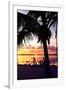 Silhouette at Sunset - Florida-Philippe Hugonnard-Framed Premium Photographic Print