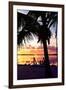 Silhouette at Sunset - Florida-Philippe Hugonnard-Framed Photographic Print