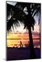 Silhouette at Sunset - Florida-Philippe Hugonnard-Mounted Premium Photographic Print