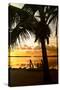 Silhouette at Sunset - Florida-Philippe Hugonnard-Stretched Canvas