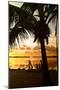 Silhouette at Sunset - Florida-Philippe Hugonnard-Mounted Photographic Print