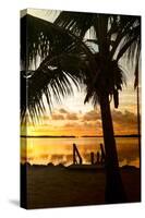 Silhouette at Sunset - Florida-Philippe Hugonnard-Stretched Canvas