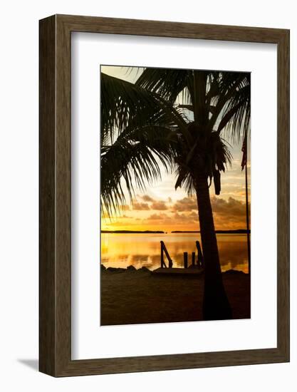 Silhouette at Sunset - Florida-Philippe Hugonnard-Framed Photographic Print