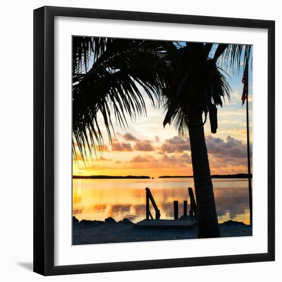 Silhouette at Sunset - Florida-Philippe Hugonnard-Framed Photographic Print