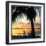 Silhouette at Sunset - Florida-Philippe Hugonnard-Framed Photographic Print