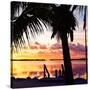 Silhouette at Sunset - Florida-Philippe Hugonnard-Stretched Canvas