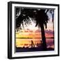 Silhouette at Sunset - Florida-Philippe Hugonnard-Framed Photographic Print