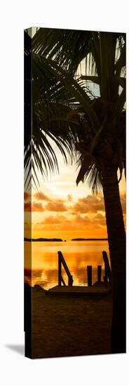 Silhouette at Sunset - Florida-Philippe Hugonnard-Stretched Canvas