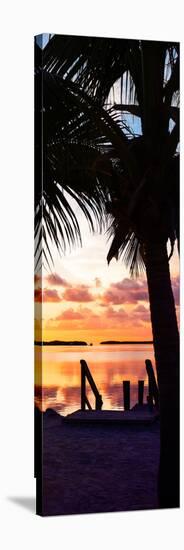 Silhouette at Sunset - Florida-Philippe Hugonnard-Stretched Canvas