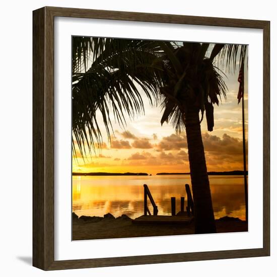 Silhouette at Sunset - Florida-Philippe Hugonnard-Framed Photographic Print