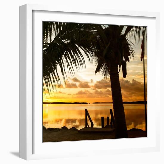 Silhouette at Sunset - Florida-Philippe Hugonnard-Framed Photographic Print