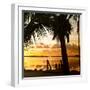 Silhouette at Sunset - Florida-Philippe Hugonnard-Framed Photographic Print