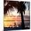 Silhouette at Sunset - Florida-Philippe Hugonnard-Mounted Premium Photographic Print