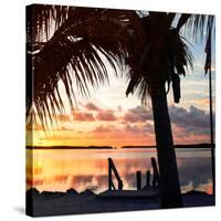 Silhouette at Sunset - Florida-Philippe Hugonnard-Stretched Canvas