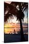 Silhouette at Sunset - Florida-Philippe Hugonnard-Stretched Canvas