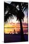 Silhouette at Sunset - Florida-Philippe Hugonnard-Stretched Canvas