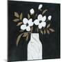 Silhouette Bouquet I-null-Mounted Art Print