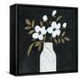 Silhouette Bouquet I-null-Framed Stretched Canvas