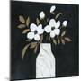 Silhouette Bouquet I-null-Mounted Art Print