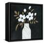 Silhouette Bouquet I-null-Framed Stretched Canvas