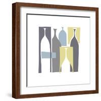 Silhouette, Chartreuse-Denise Duplock-Framed Giclee Print