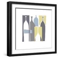 Silhouette, Chartreuse-Denise Duplock-Framed Giclee Print