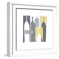 Silhouette, Chartreuse-Denise Duplock-Framed Giclee Print