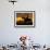 Silhouette Cowboy with Horse in the Sunset-volrab vaclav-Framed Photographic Print displayed on a wall