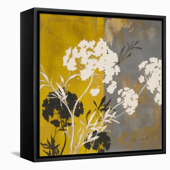 Silhouette Flowers I-Lanie Loreth-Framed Stretched Canvas