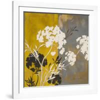 Silhouette Flowers I-Lanie Loreth-Framed Art Print