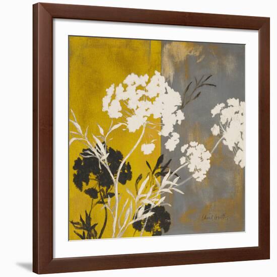 Silhouette Flowers I-Lanie Loreth-Framed Art Print