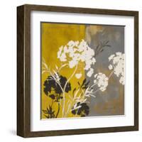 Silhouette Flowers I-Lanie Loreth-Framed Art Print