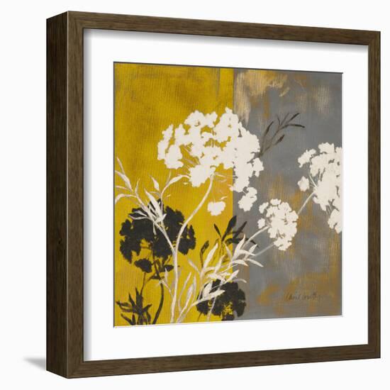 Silhouette Flowers I-Lanie Loreth-Framed Art Print