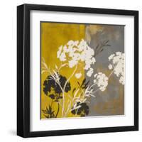 Silhouette Flowers I-Lanie Loreth-Framed Art Print