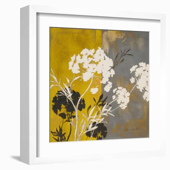 Silhouette Flowers I-Lanie Loreth-Framed Art Print