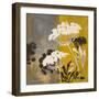 Silhouette Flowers II-Lanie Loreth-Framed Premium Giclee Print