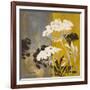 Silhouette Flowers II-Lanie Loreth-Framed Art Print