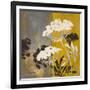 Silhouette Flowers II-Lanie Loreth-Framed Art Print